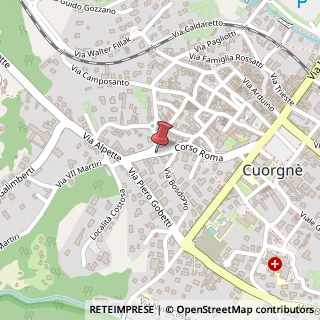Mappa Via San Rocco,  7, 10082 Cuorgnè, Torino (Piemonte)