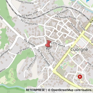Mappa Via Bosdonio, 8, 10082 Cuorgnè, Torino (Piemonte)