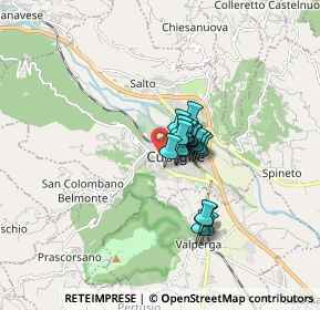 Mappa Via San Rocco, 10082 Cuorgnè TO, Italia (0.94278)