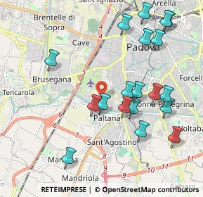 Mappa Via Bainsizza, 35100 Padova PD, Italia (2.17684)