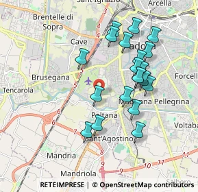 Mappa Via Bainsizza, 35100 Padova PD, Italia (1.746)