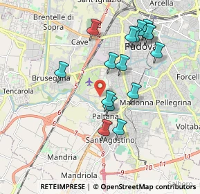 Mappa Via Bainsizza, 35100 Padova PD, Italia (1.84563)