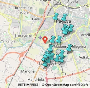 Mappa Via Bainsizza, 35100 Padova PD, Italia (1.743)