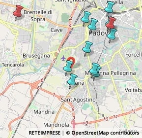 Mappa Via Bainsizza, 35100 Padova PD, Italia (2.1175)