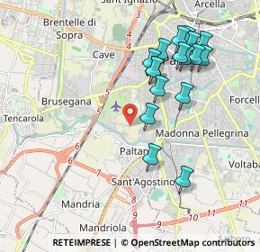 Mappa Via Bainsizza, 35100 Padova PD, Italia (1.94882)