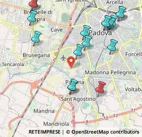 Mappa Via Bainsizza, 35100 Padova PD, Italia (2.48647)