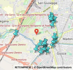 Mappa Via Bainsizza, 35100 Padova PD, Italia (0.9695)