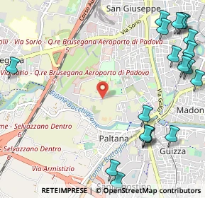 Mappa Via Bainsizza, 35100 Padova PD, Italia (1.5715)