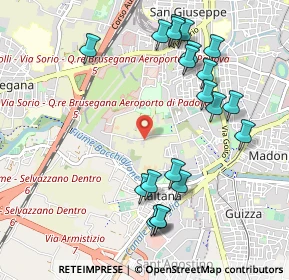 Mappa Via Bainsizza, 35100 Padova PD, Italia (1.109)