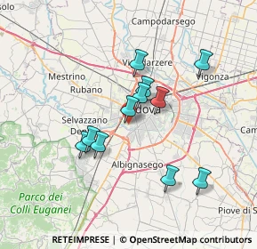 Mappa Via Bainsizza, 35100 Padova PD, Italia (5.91545)