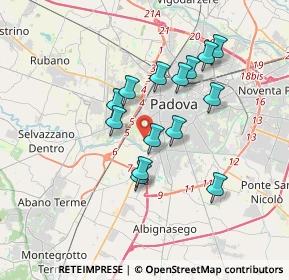 Mappa Via Bainsizza, 35100 Padova PD, Italia (2.97)