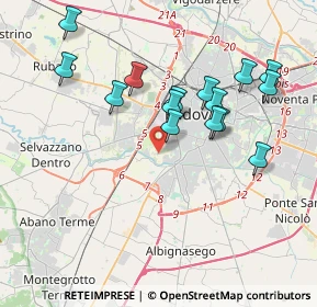 Mappa Via Bainsizza, 35100 Padova PD, Italia (3.692)