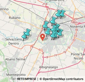 Mappa Via Bainsizza, 35100 Padova PD, Italia (2.81)