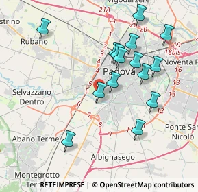 Mappa Via Bainsizza, 35100 Padova PD, Italia (3.80267)