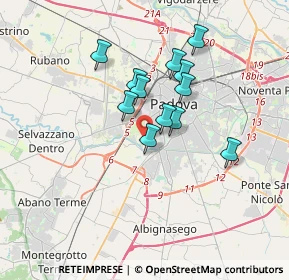 Mappa Via Bainsizza, 35100 Padova PD, Italia (2.68583)