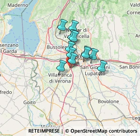 Mappa Via Borgo Bello, 37100 Verona VR, Italia (8.2525)