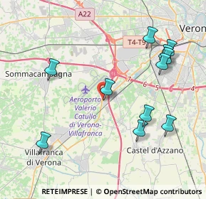 Mappa Via Borgo Bello, 37100 Verona VR, Italia (4.47455)