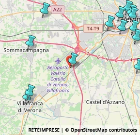 Mappa Via Borgo Bello, 37100 Verona VR, Italia (6.52857)