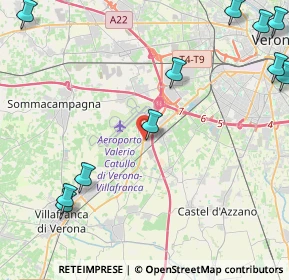 Mappa Via Borgo Bello, 37100 Verona VR, Italia (6.21909)