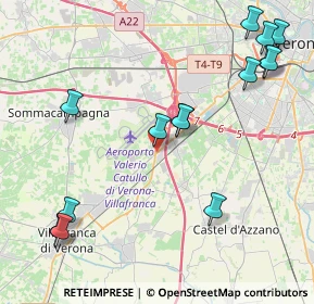 Mappa Via Borgo Bello, 37100 Verona VR, Italia (5.08857)