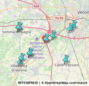 Mappa Via Borgo Bello, 37100 Verona VR, Italia (4.16182)