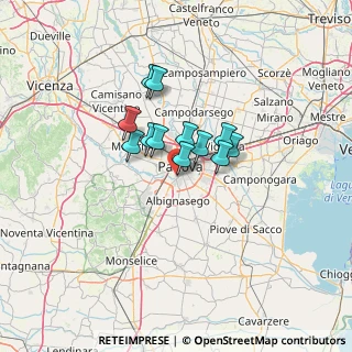 Mappa Via Sondrio, 35142 Padova PD, Italia (8.48667)