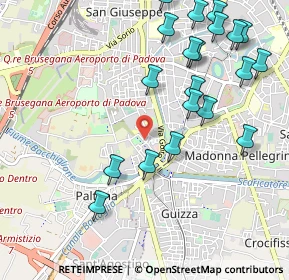 Mappa Via Sondrio, 35142 Padova PD, Italia (1.1925)