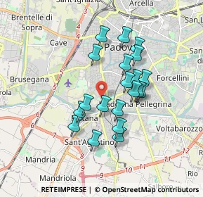 Mappa Via Sondrio, 35142 Padova PD, Italia (1.4555)