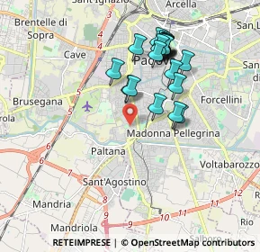 Mappa Via Sondrio, 35142 Padova PD, Italia (1.691)