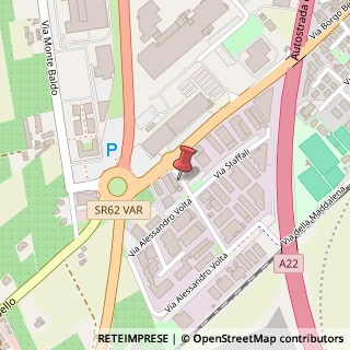 Mappa Via Staffali, 20, 37069 Villafranca di Verona, Verona (Veneto)