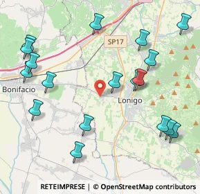 Mappa Via Gianni Pertile, 36045 Lonigo VI, Italia (4.98278)