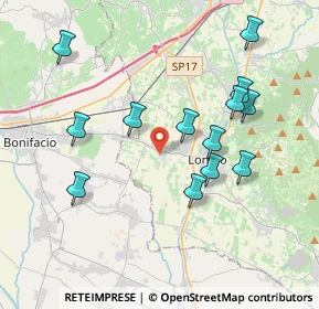 Mappa Via Gianni Pertile, 36045 Lonigo VI, Italia (3.83769)