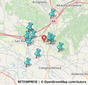 Mappa Via Gianni Pertile, 36045 Lonigo VI, Italia (6.00182)