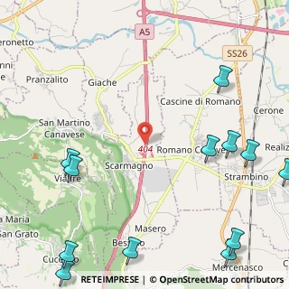 Mappa 10010 Scarmagno TO, Italia (3.42)
