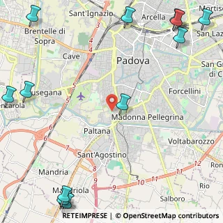 Mappa Via Caserta, 35142 Padova PD, Italia (3.74615)
