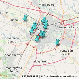 Mappa Via Caserta, 35142 Padova PD, Italia (2.36455)