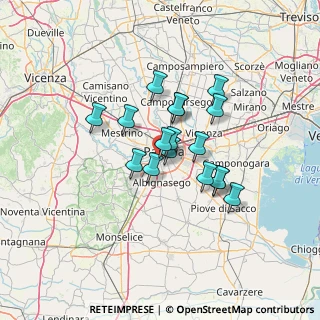 Mappa Via Caserta, 35142 Padova PD, Italia (9.74)