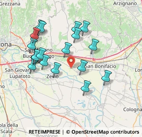 Mappa Via Gombion, 37050 Belfiore VR, Italia (7.14333)