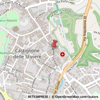Mappa Via Giuseppe Garibaldi, 30, 46043 Castiglione delle Stiviere, Mantova (Lombardia)