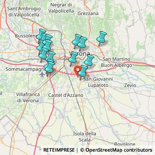 Mappa Strada Della Ferriera, 37135 Verona VR, Italia (7.03333)