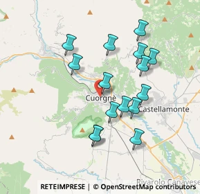 Mappa Piazza Risorgimento, 10082 Cuorgnè TO, Italia (3.35133)