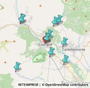 Mappa Via San Giovanni Bosco, 10082 Cuorgnè TO, Italia (3.33727)