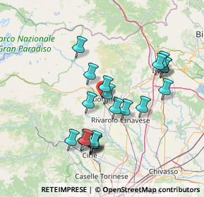Mappa Via Don Cibrario, 10082 Cuorgnè TO, Italia (13.7655)