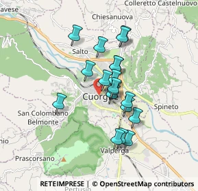 Mappa Via San Giovanni Bosco, 10082 Cuorgnè TO, Italia (1.34737)