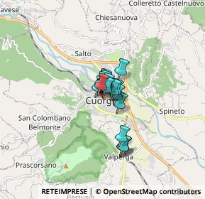 Mappa Via San Giovanni Bosco, 10082 Cuorgnè TO, Italia (0.75833)