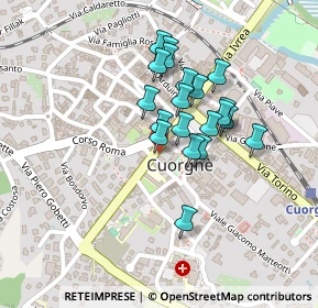 Mappa Piazza Risorgimento, 10082 Cuorgnè TO, Italia (0.169)