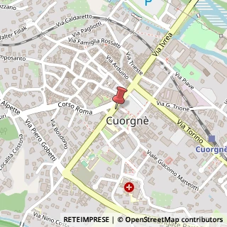 Mappa Via Don Giovanni Minzoni, 1, 10082 Cuorgnè, Torino (Piemonte)