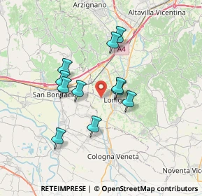 Mappa Via G. Frizzo, 36045 Lonigo VI, Italia (5.81182)