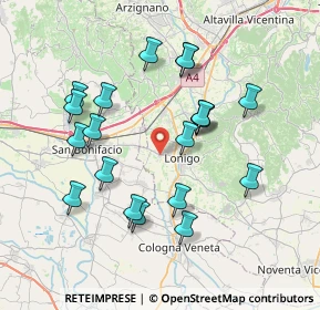 Mappa Via G. Frizzo, 36045 Lonigo VI, Italia (7.2785)