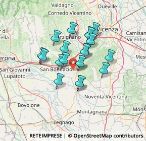 Mappa Via G. Frizzo, 36045 Lonigo VI, Italia (10.039)